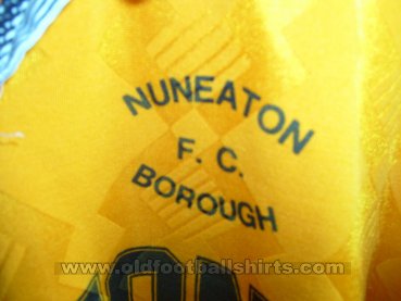 Nuneaton Borough Away football shirt 1990 - 1991