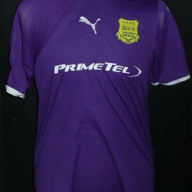 APOP Kinyras FC Away football shirt 2010 - 2011 sponsored by Primetel