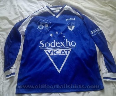 Grenoble Foot 38 Home football shirt 2001 - 2002