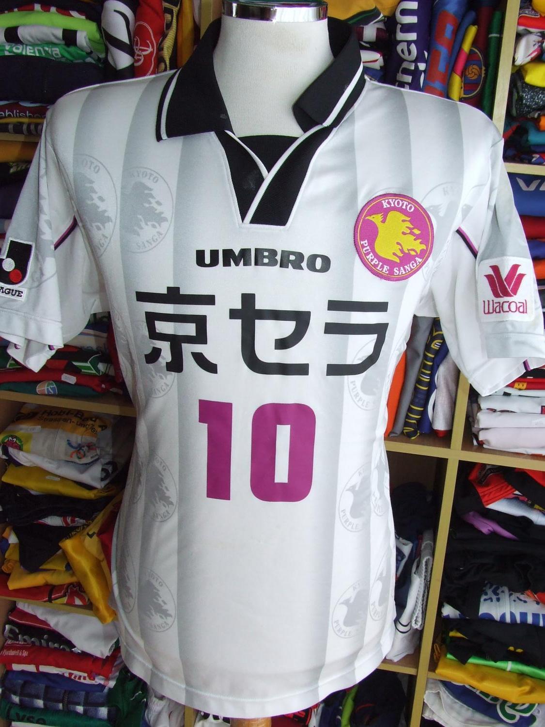 Kyoto Sanga FC Выездная футболка 1999 - 2000.