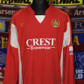 Workington Home football shirt 2004 - 2005 sponsored by Crest Teamwear