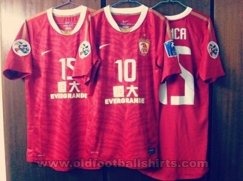 Guangzhou Evergrande  Home football shirt 2011 - 2012