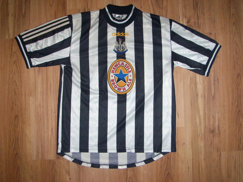 Newcastle United Home football shirt 1997 - 1999. Sponsored by ...