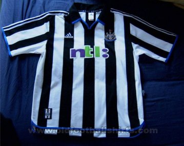 Newcastle Home fotbollströja 2000 - 2001