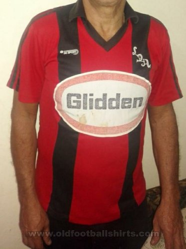Alajuelense Home Camiseta de Fútbol 1986