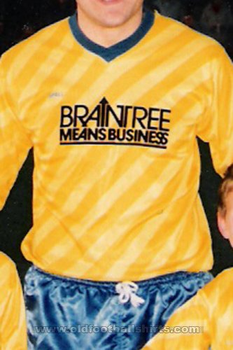Braintree Town Home football shirt 1987 - 1989