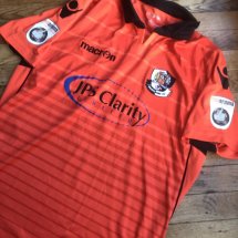 Dartford FC Away football shirt 2016 - 2018 sponsored by JPS Clarity