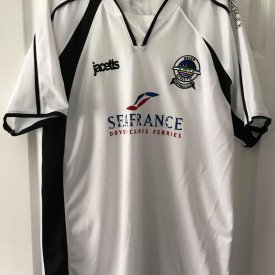 Dover Athletic Home football shirt 2007 - 2008 sponsored by SeaFrance