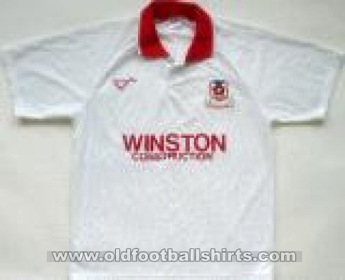Farnborough FC Away football shirt 1991 - 1992