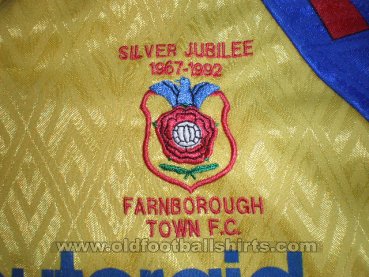 Farnborough FC Home football shirt 1991 - 1992
