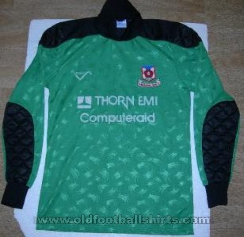 Farnborough FC Goalkeeper football shirt 1989 - 1990