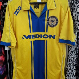 Farnborough FC Home football shirt 2011 - 2012 sponsored by Medion