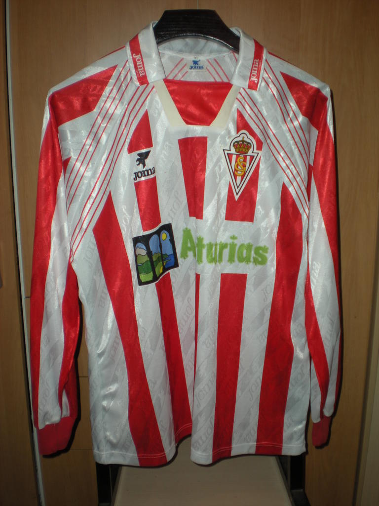 Maillot Sporting Gijón 1994-1995 - Vintage - Taille L - Football
