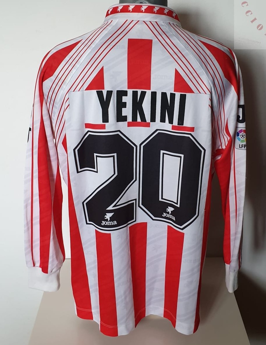 Camiseta Sporting de Gijón 1994-1995 Primera Equipación - Caja de Asturias