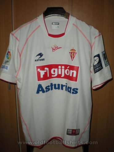 Sporting Gijon Away football shirt 2005 - 2007
