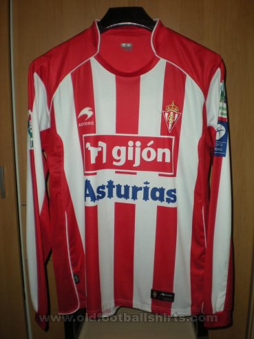 Sporting Gijon Home football shirt 2009 - 2010