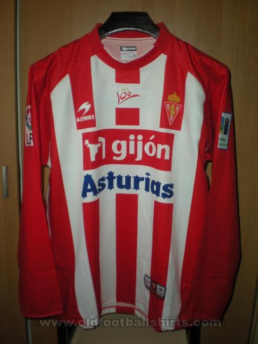 Sporting Gijon Home football shirt 2005 - 2007