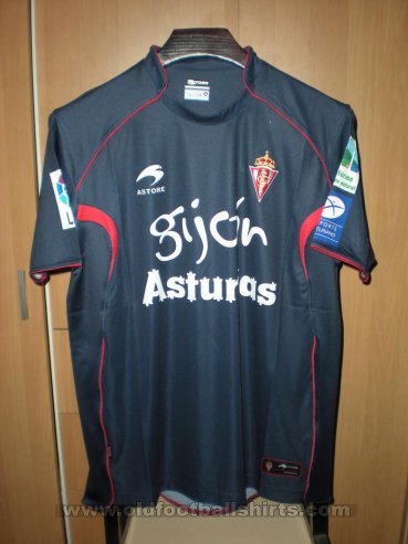 Sporting Gijon Third football shirt 2010 - 2011