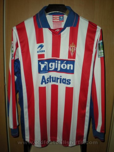 Sporting Gijon Home football shirt 2002 - 2003
