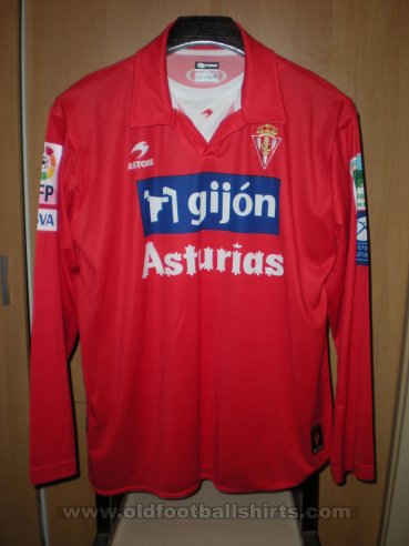 Sporting Gijon Away football shirt 2007 - 2009