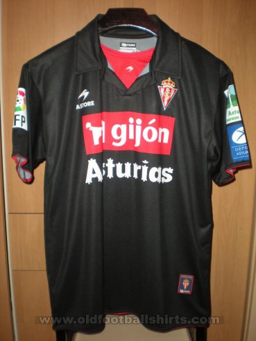 Sporting Gijon Third football shirt 2007 - 2009