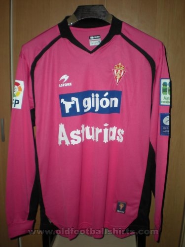 Sporting Gijon Goalkeeper football shirt 2008 - 2009