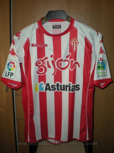 Sporting Gijon Home football shirt 2011 - 2012