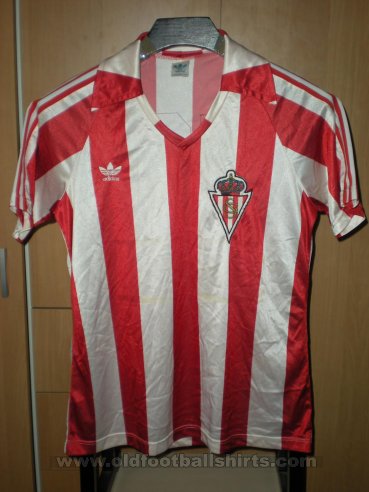 Sporting Gijon Home football shirt 1982 - 1986
