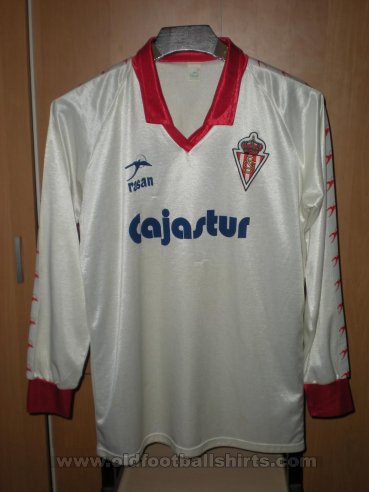 Sporting Gijon Away football shirt 1988 - 1991