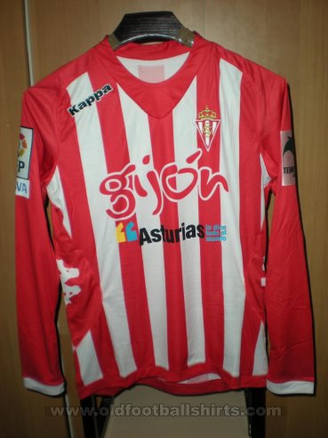 Sporting Gijon Home football shirt 2012 - 2013