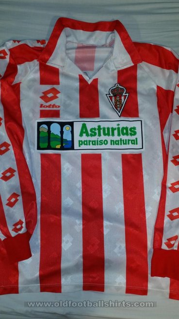 Sporting Gijon Home football shirt 1993 - 1994