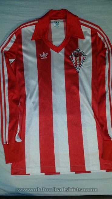 Sporting Gijon Home football shirt 1982 - 1983