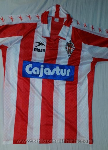 Sporting Gijon Home football shirt 1989 - 1990