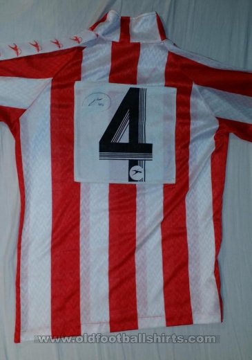 Sporting Gijon Home football shirt 1989 - 1990