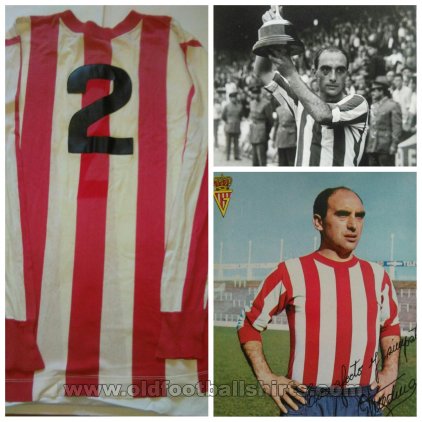 Sporting Gijon Home football shirt 1965 - 1966