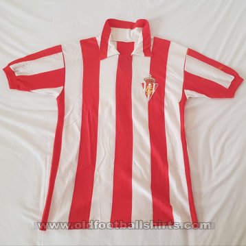 Sporting Gijon Home football shirt 1976 - 1979