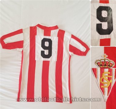 Sporting Gijon Home football shirt 1976 - 1979