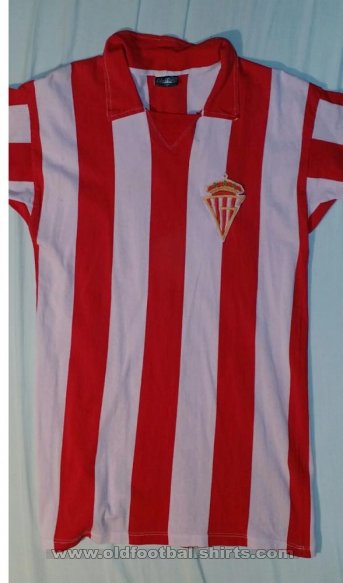 Sporting Gijon Home football shirt 1973 - 1974