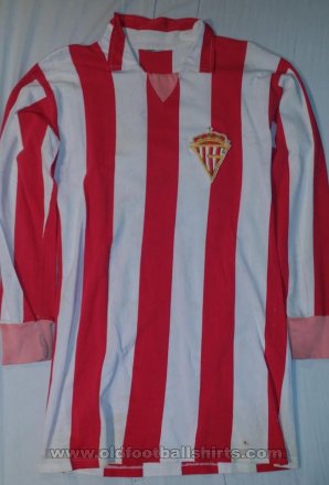 Sporting Gijon Home football shirt 1974 - 1975