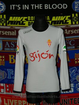 Sporting Gijon Away football shirt 2015 - 2016