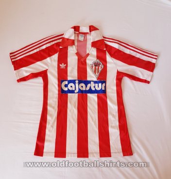 Sporting Gijon Home football shirt 1986 - 1987