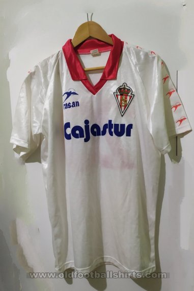 Sporting Gijon Away football shirt 1988 - 1990