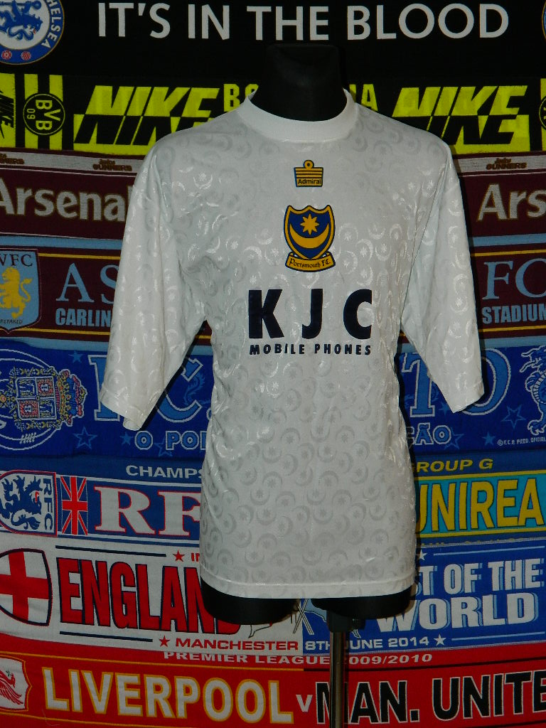 2005/06 D'ALESSANDRO #4 Portsmouth Vintage Jako LS Away Football Shirt - Football Shirt Collective 2005/06 D'ALESSANDRO #4 Portsmouth Vintage Jako LS Away Football Shirt - Football Shirt Collective