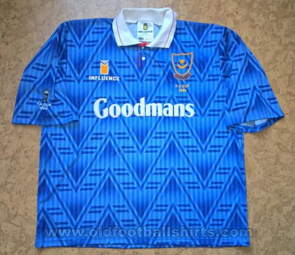 Portsmouth Home football shirt 1991 - 1993