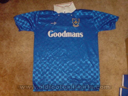 Portsmouth Home football shirt 1989 - 1991