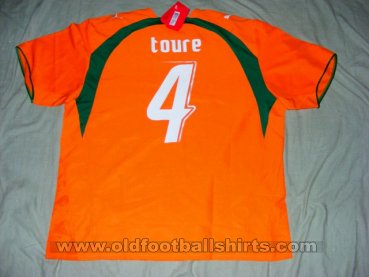 Côte d\'Ivoire Home football shirt 2006 - 2007