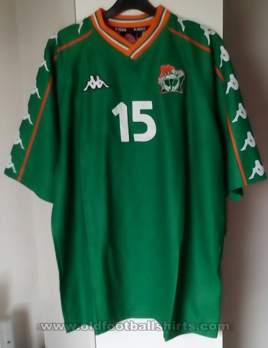 Côte d\'Ivoire Away football shirt 1999 - 2000