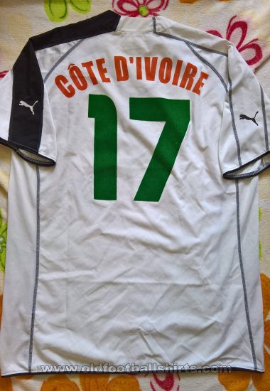 Côte d\'Ivoire Away football shirt 2005 - 2006