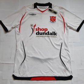 Dundalk Home football shirt 2009 - 2010 sponsored by Shop Dundalk