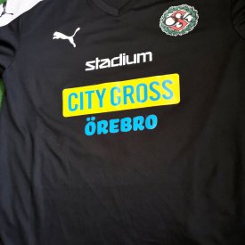 Orebro Away football shirt (unknown year) sponsored by City Gross Örebro